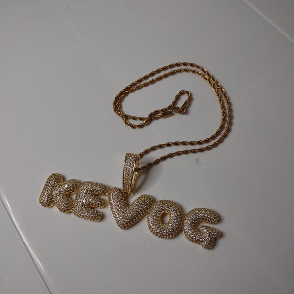 Very Cool Large KEV OG Pendant On 24 Inch Chain - Picture 15 of 16
